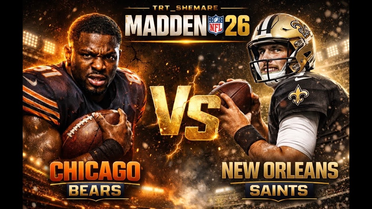 Gridiron League S2 | Week 4 New Orleans Saints vs. Chicago Bears