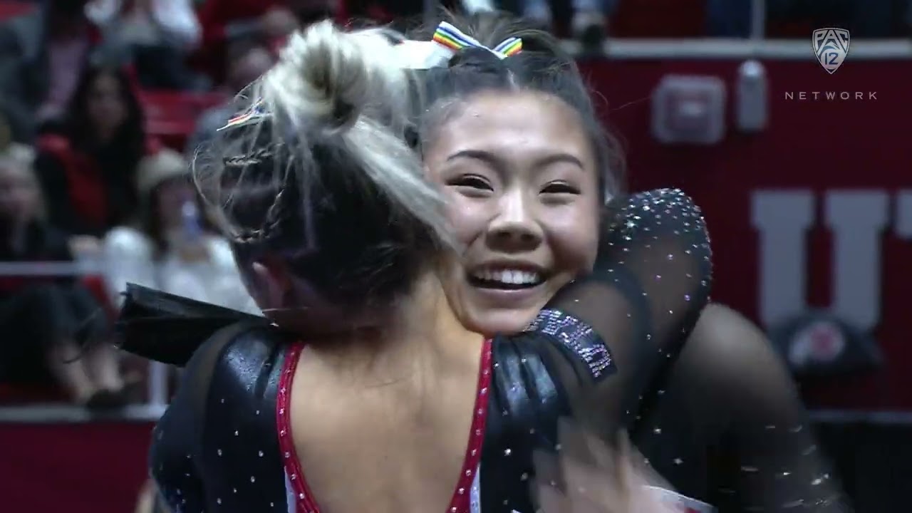 Utah's Cristal Isa gets emotional after earning first career perfect 10 on beam