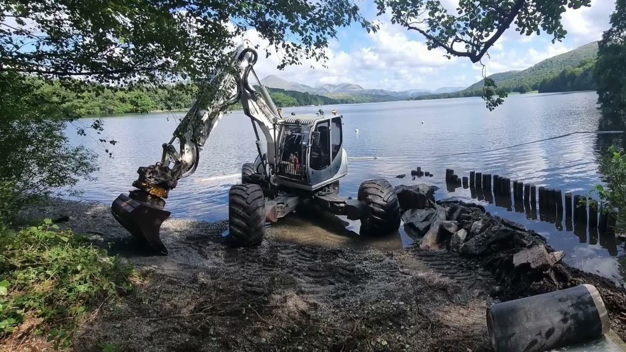 Desilting with Spider at Coniston Water