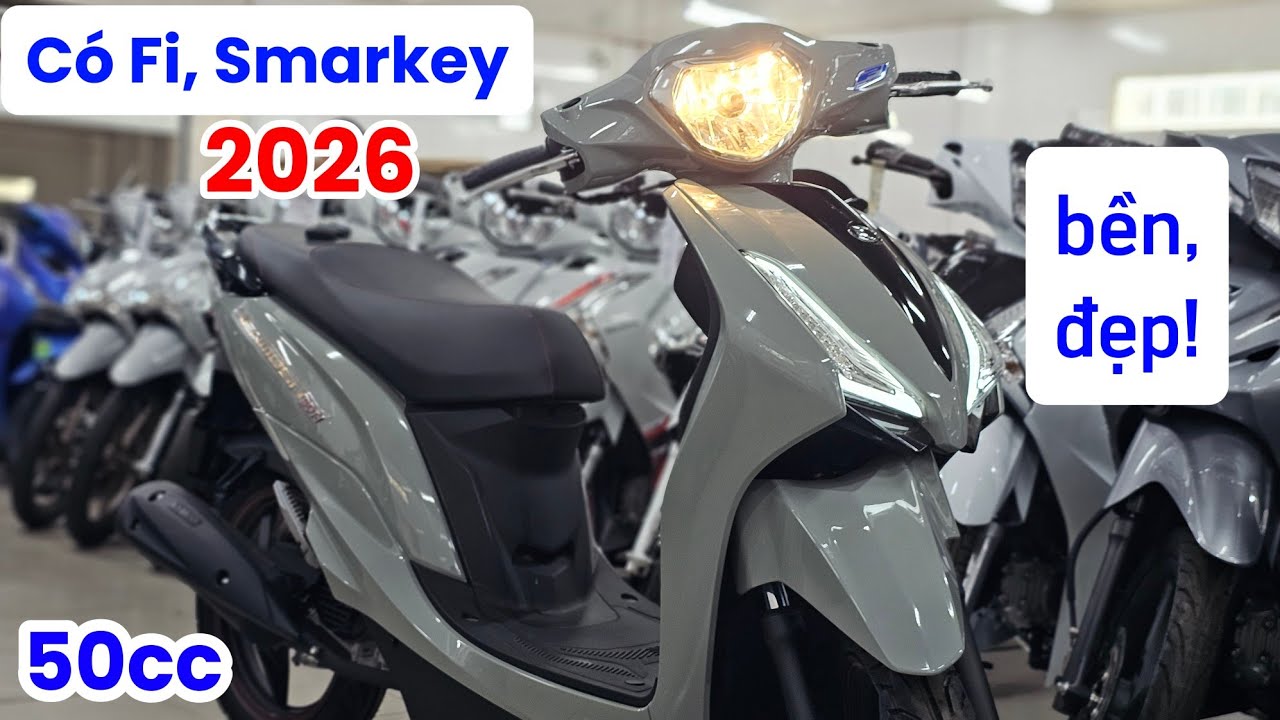 Kymco Candy Hermosa 50cc 2026 đã có mặt tại CH Mai Duyên + giá bán 18/03. Thái Phạm #50cc #kymco #xe