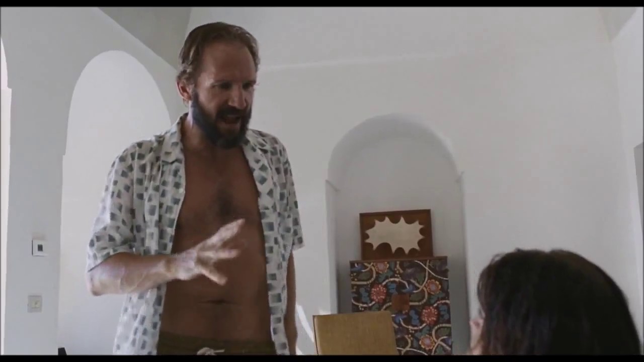 Ralph Fiennes dancing in A BIGGER SPLASH to The Rolling Stones' 