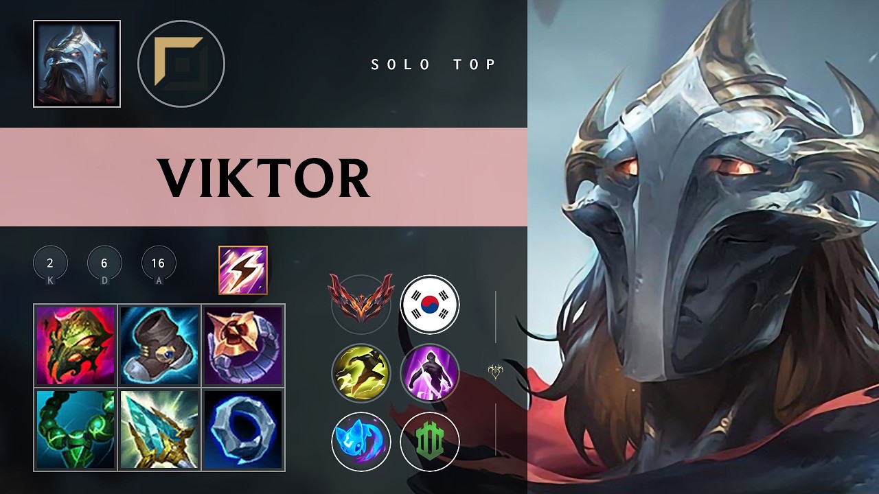 Viktor Top vs Aurora - KR Grandmaster Patch 26.08
