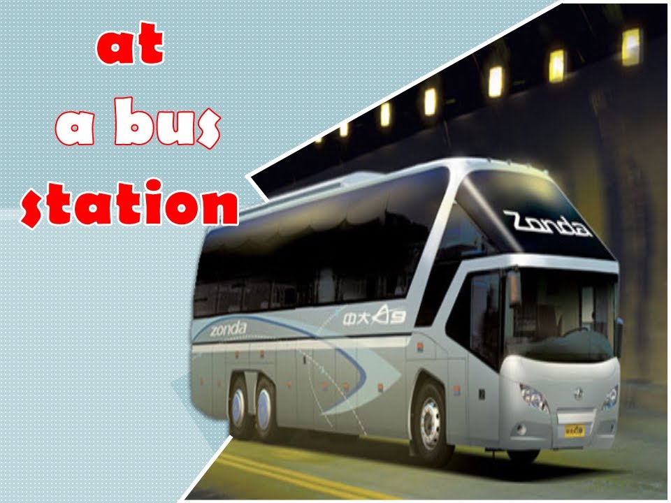 English Conversation - at a bus station