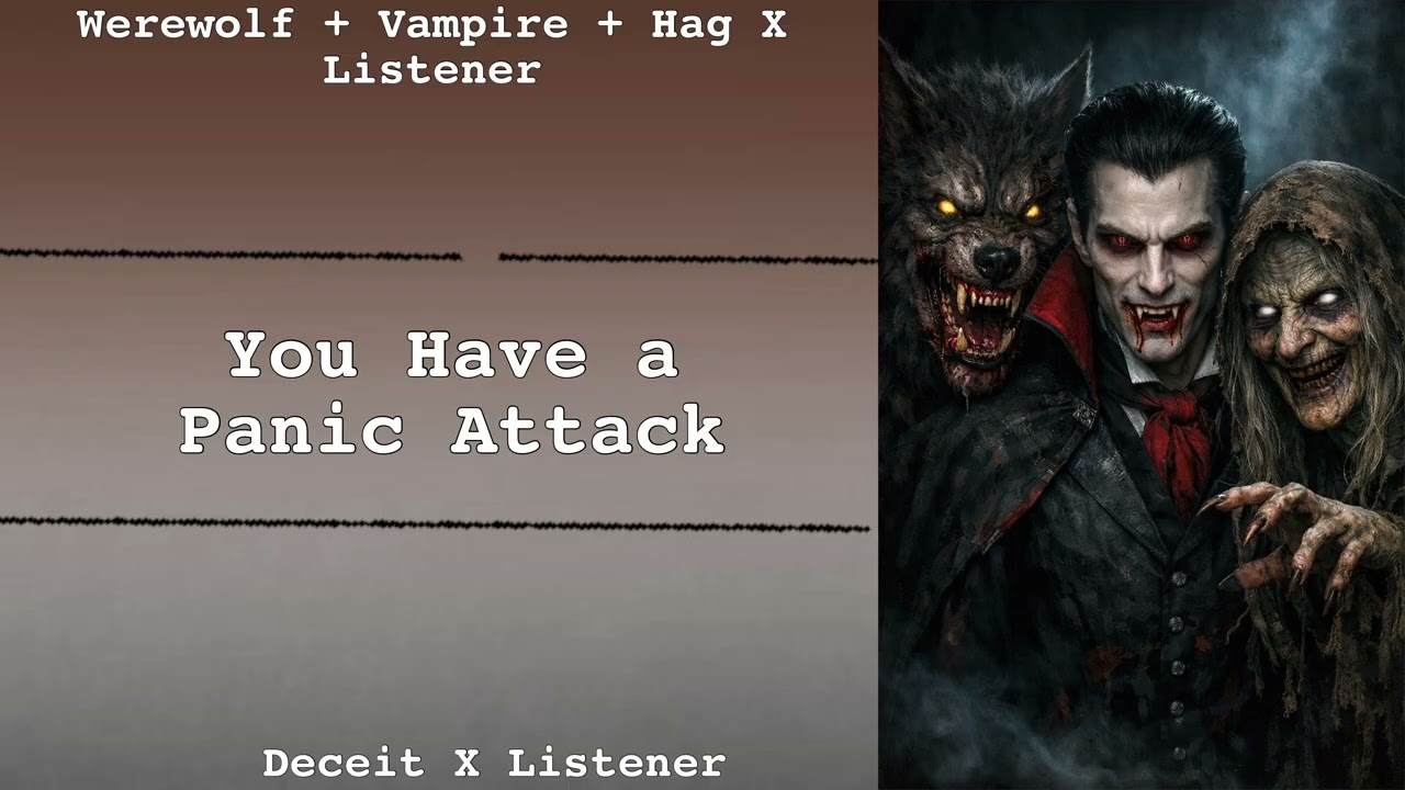 You Have a Panic Attack | Werewolf + Vampire + Hag X Listener | Deceit