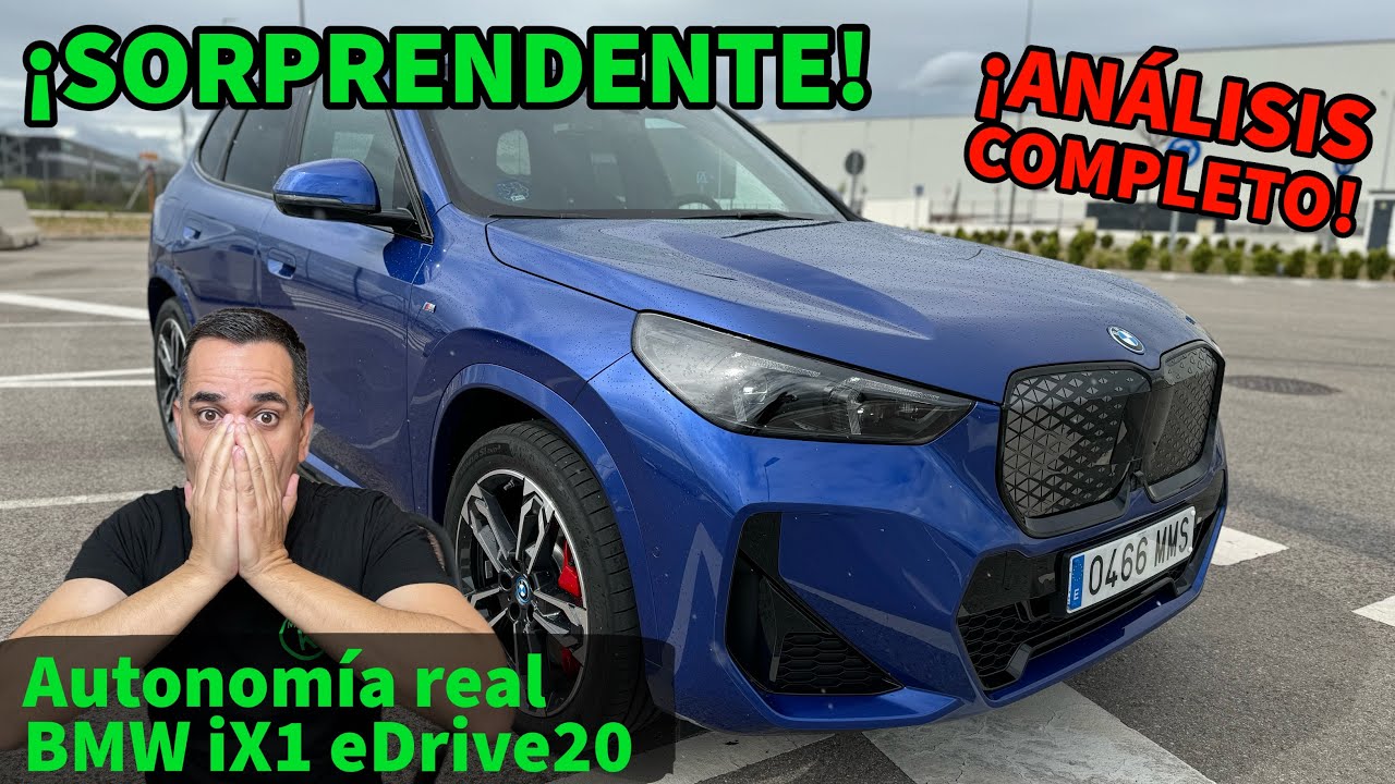 &iexcl;SORPRENDENTE! BMW iX1 eDrive20 2024 Prueba de AUTONOM&Iacute;A REAL COCHE EL&Eacute;CTRICO opiniones MOTORK