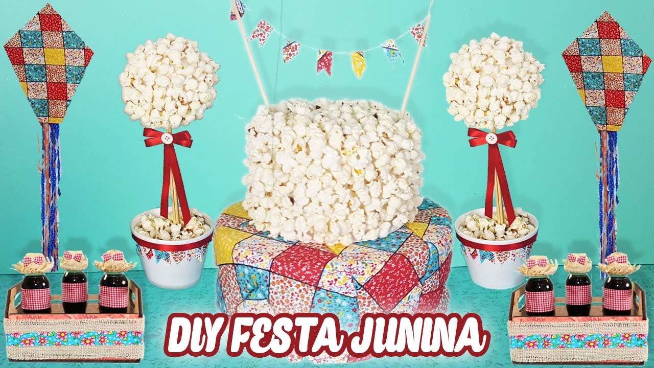 DIY e Ideias para Festa Caipira - Party June |Ft. Tu organizas e  Viviane Magalhães - Party redneck