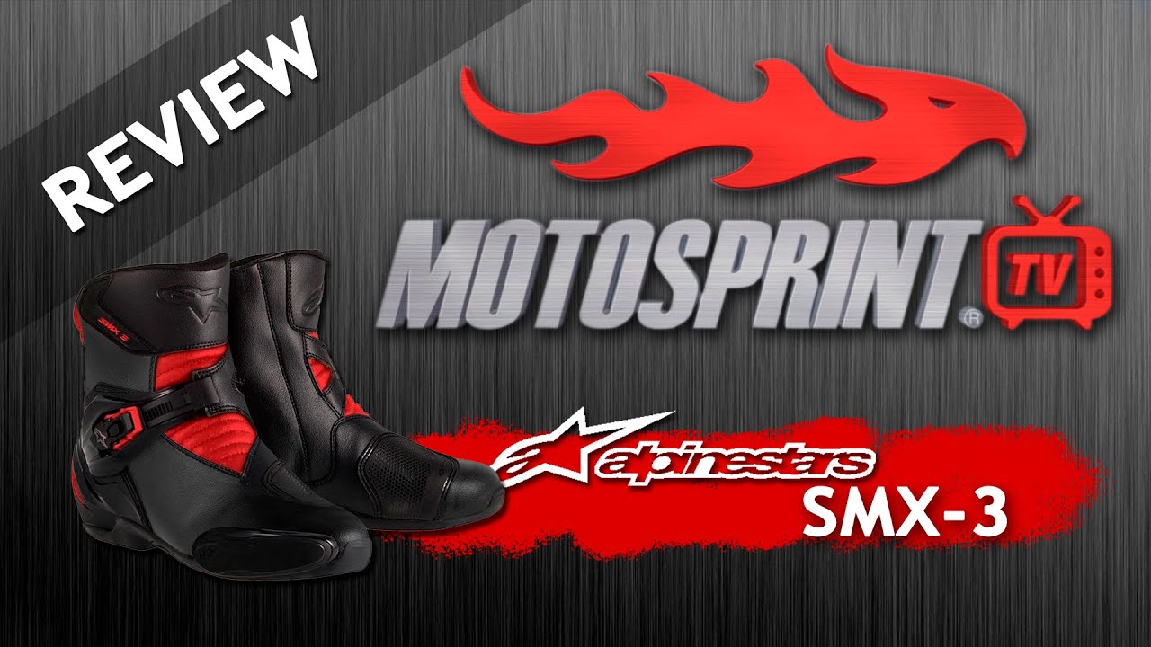 REVIEW DA BOTA ALPINESTAR SMX3 - MOTOSPRINT