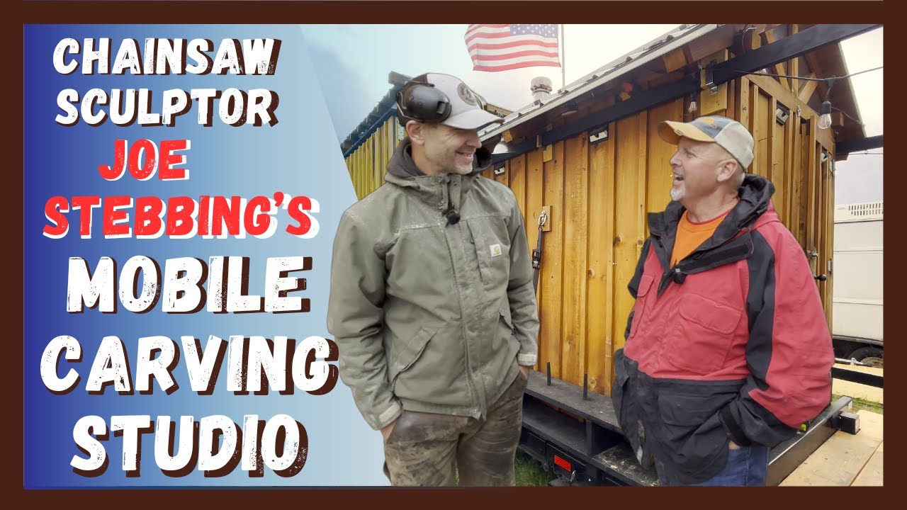 Off-Grid Carving: Inside Joe Stebbing's Mobile Chainsaw Carving Trailer