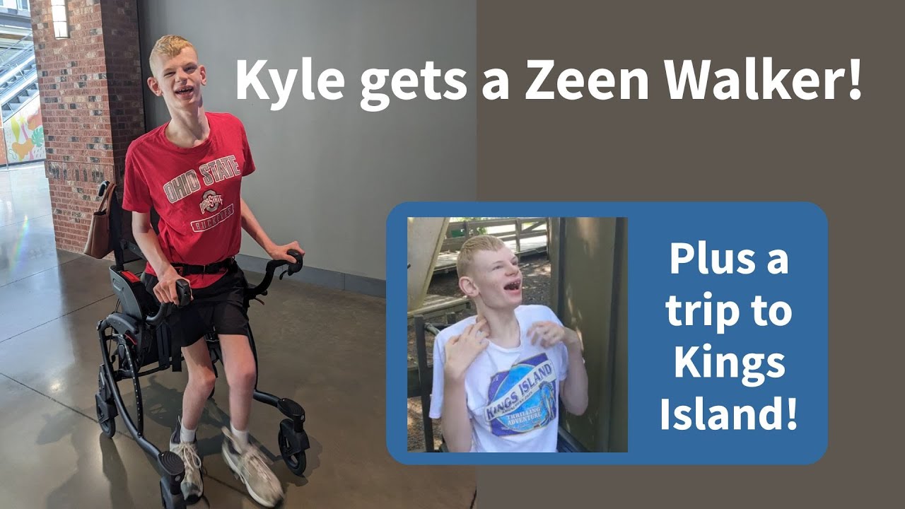 Kyle Gets a Zeen Walker! | A Trip to Kings Island | Life Update | Kelli and Kyle