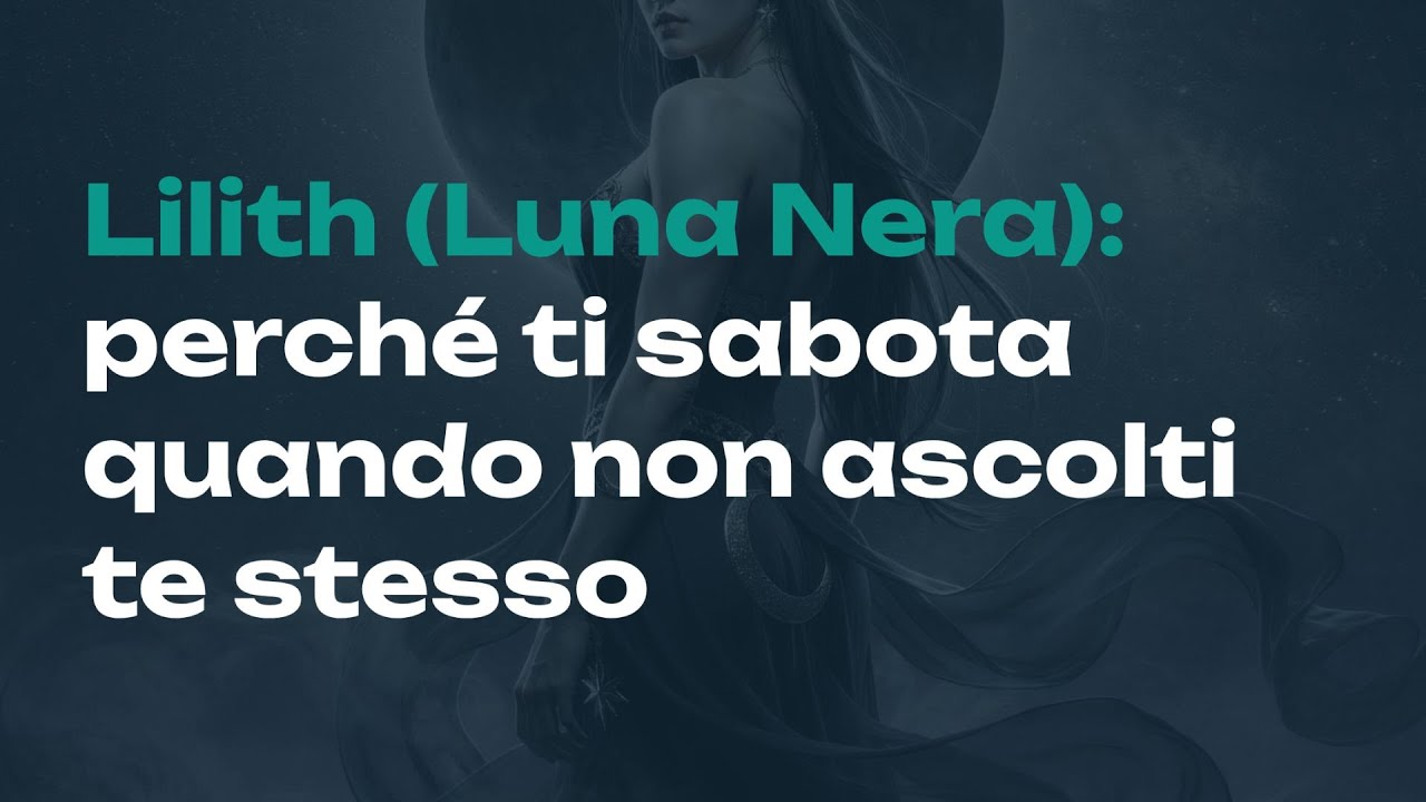 Lilith nel Tema Natale: la Parte di Te che Non Puoi Controllare