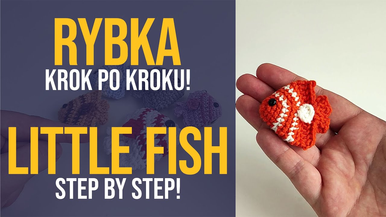 Szydełkowana rybka 🐟 Poradnik krok po kroku 🧶