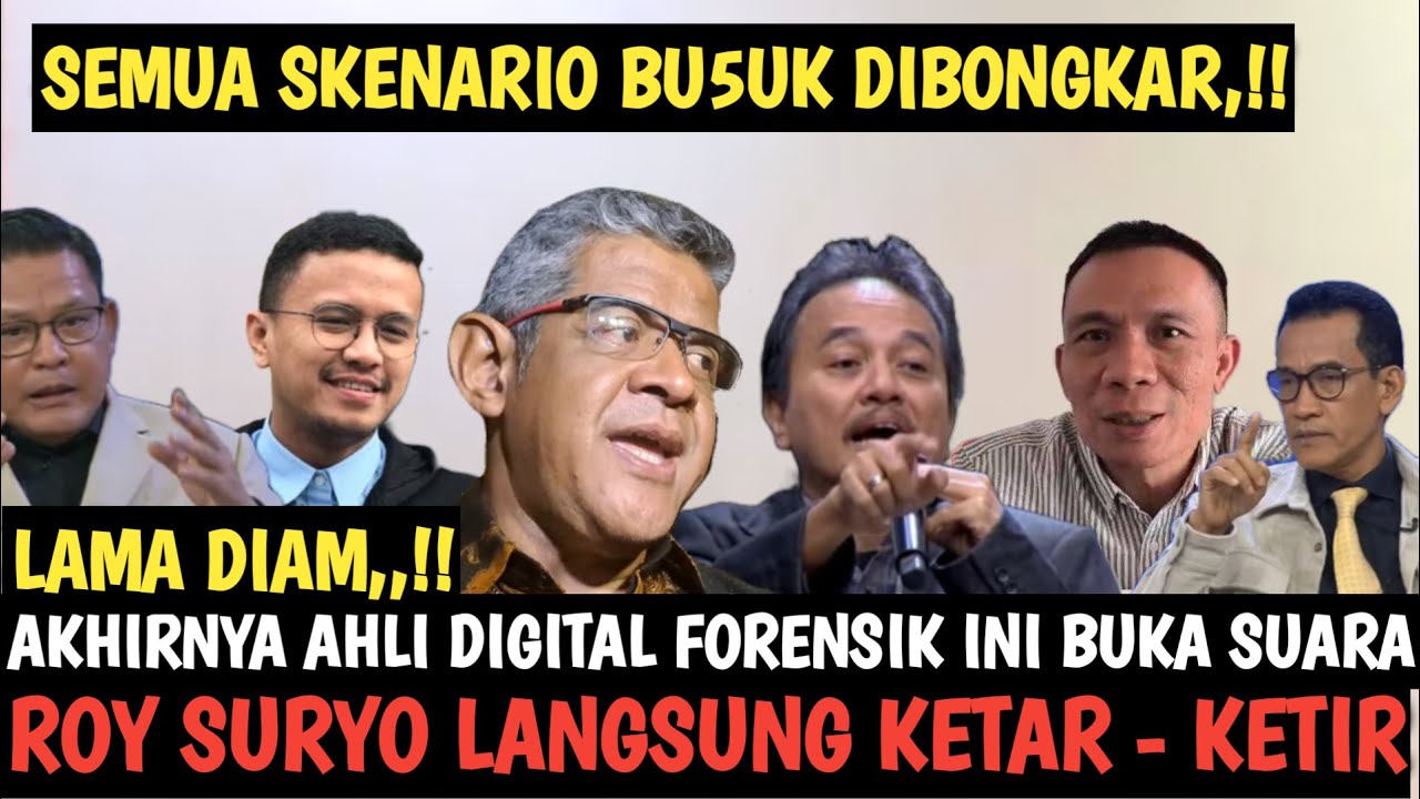 ROY SURYO LANGSUNG KETAR KETIR, AKHIRNYA AHLI DIGITAL FORENSIK INI BONGKAR SEMUA KEKELIRUAN ROY CS,?