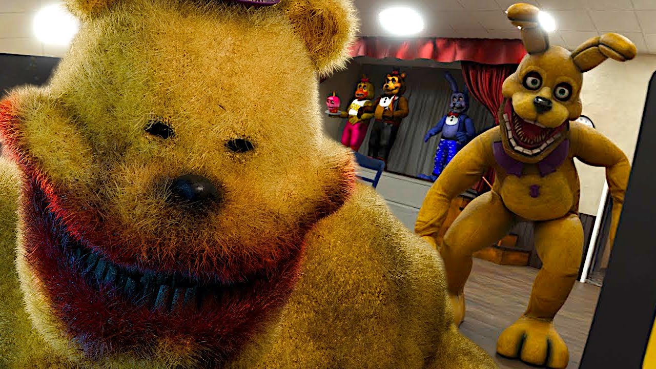 Fredbear y Springbonnie Pero En La Vida Real / FNAF VHS