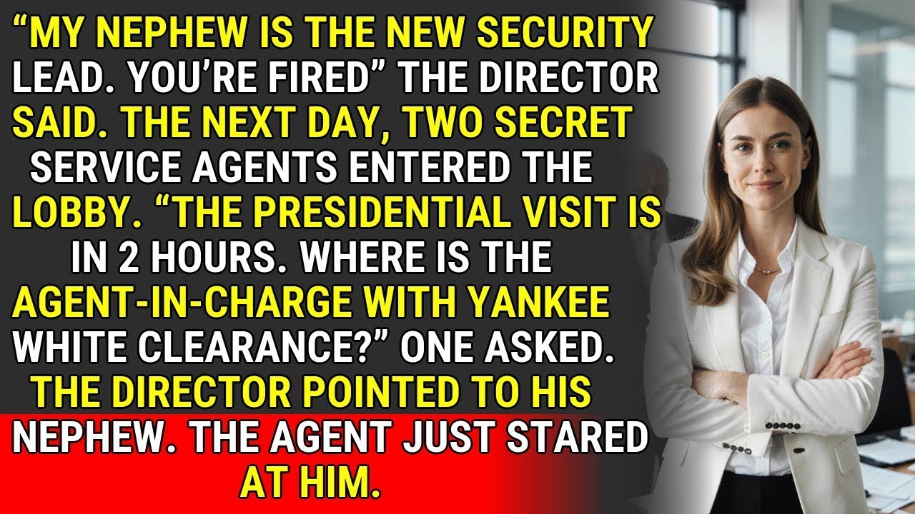 They Fired the Agent with Yankee White Clearance. The President's Visit Was Their Checkmate...
