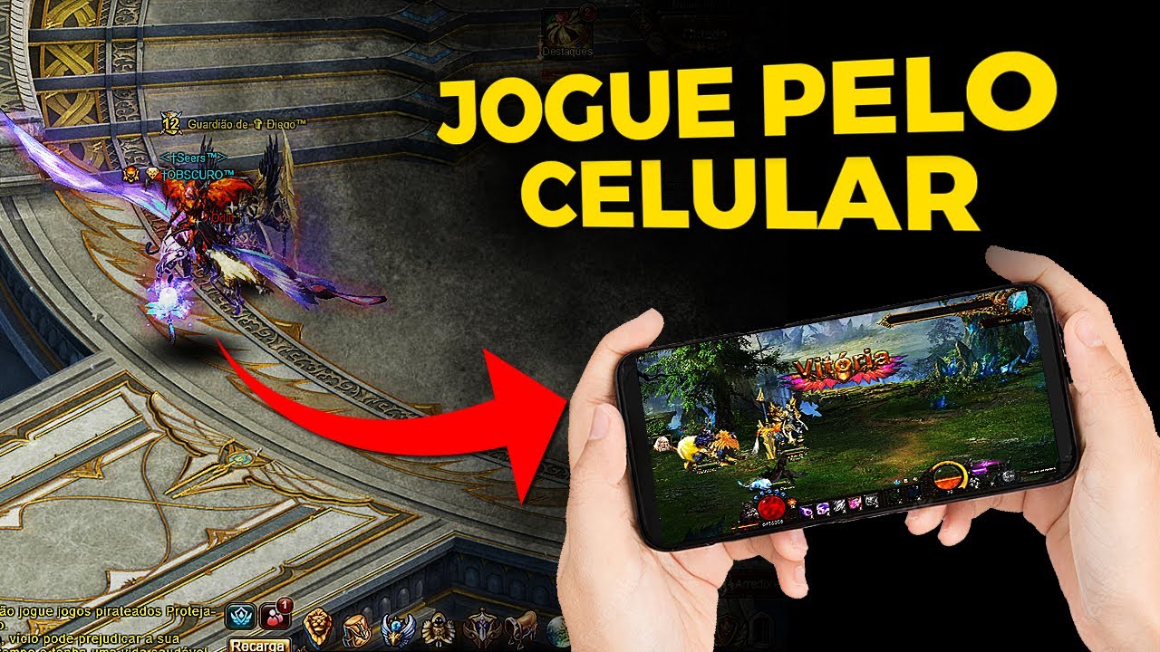 IN&Eacute;DITO: Como JOGAR LEGEND ONLINE Pelo Celular [BR, Espanhol e Wartune]