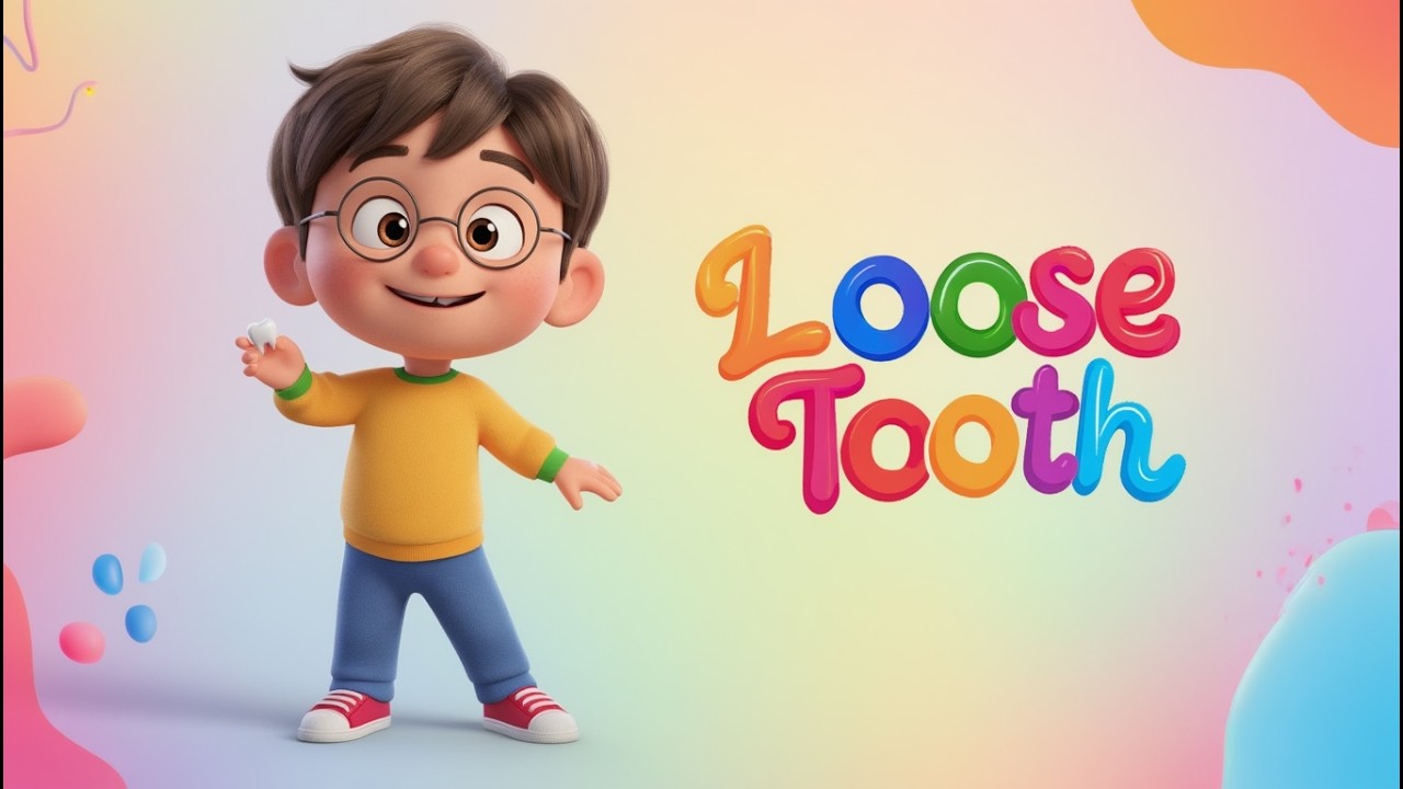Loose Tooth Song 🦷 | Fun 3D Animated Kids Rhyme About Losing a Tooth!