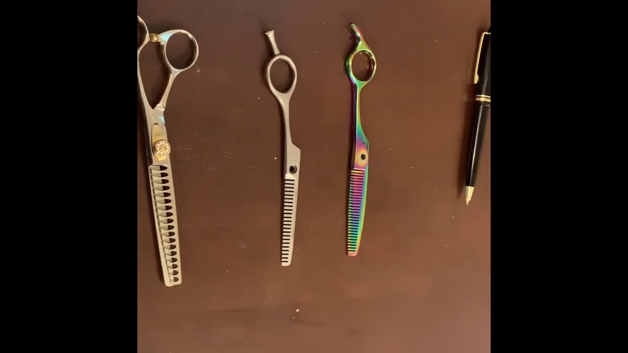 Sharpening Thinner Shears Part 1