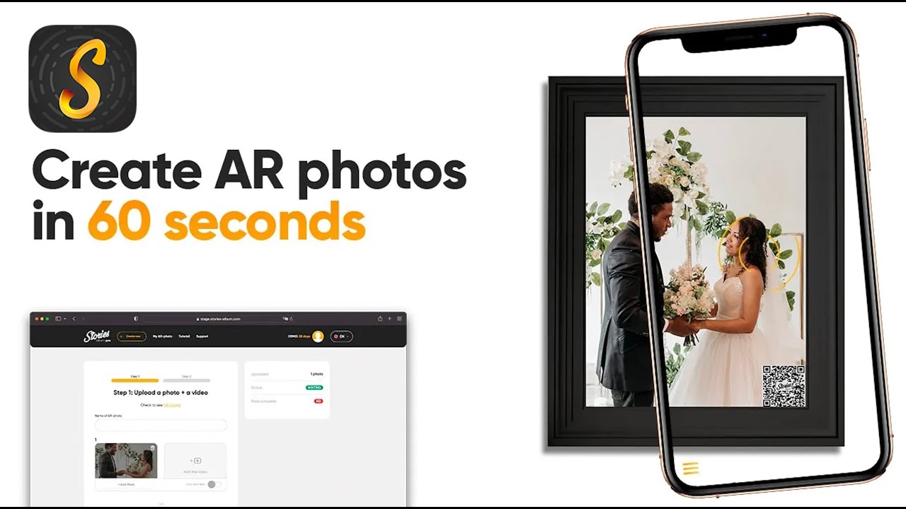 Stories AR - Augmented Reality platform for photo and arts | Start for FREE