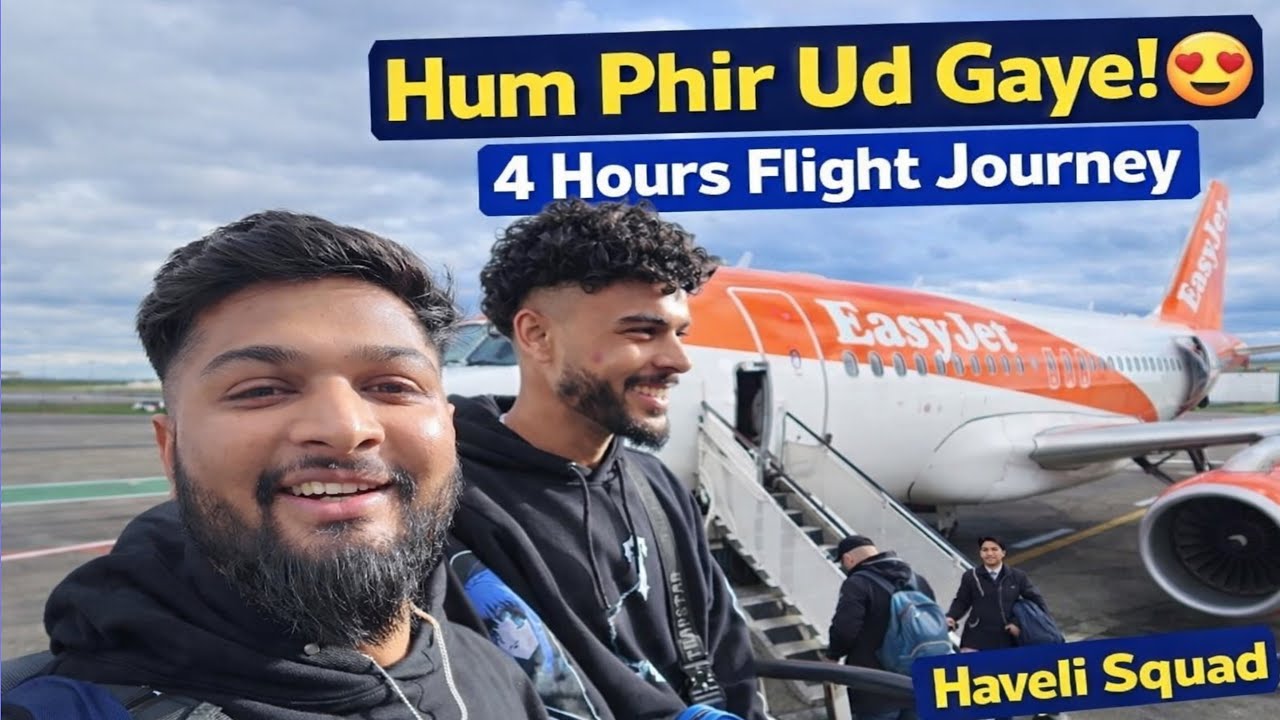 Hum Phir Ud Gaye! 😍 4 Hours Flight Journey ✈️ | HAVELI SQUAD