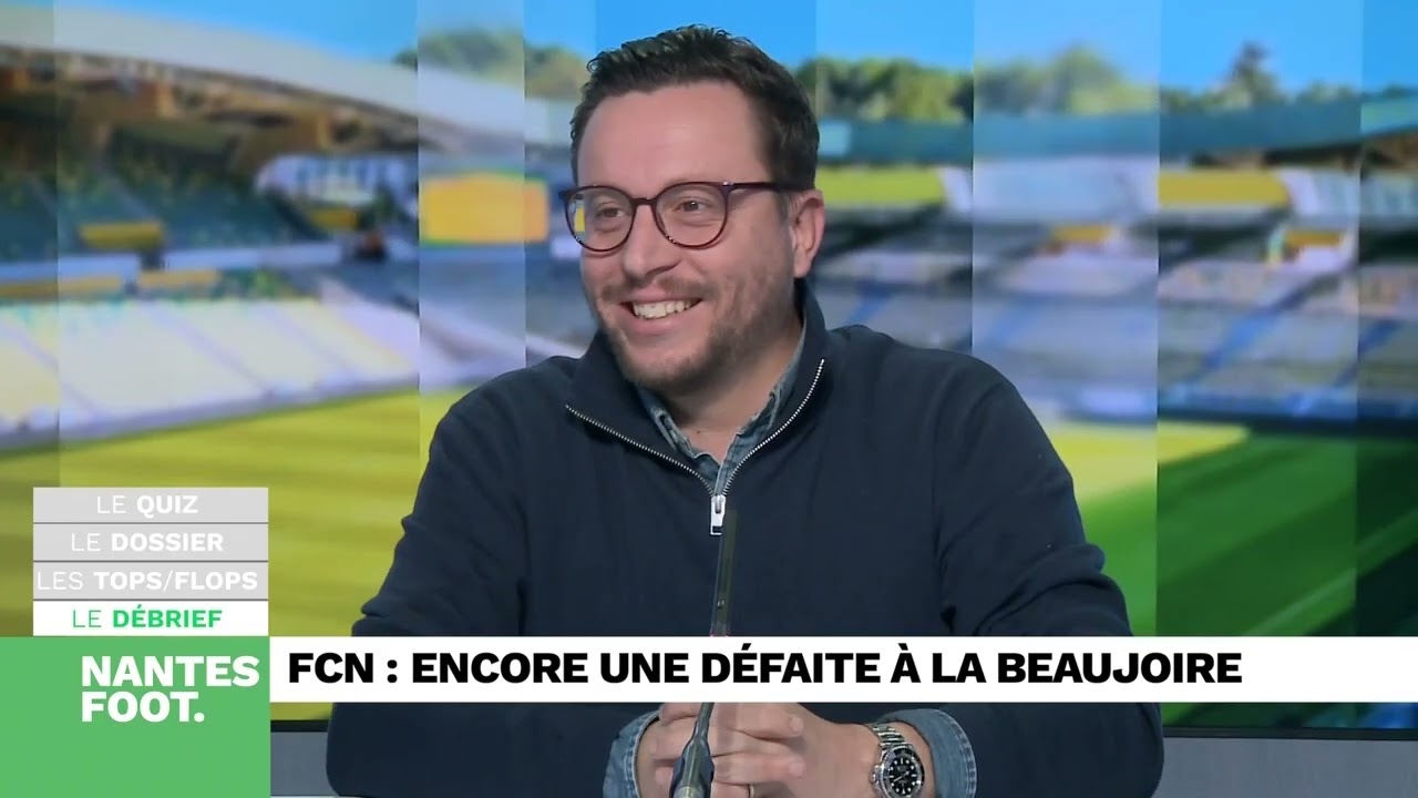 NANTES FOOT : ENCORE UNE DÉFAITE À LA BEAUJOIRE