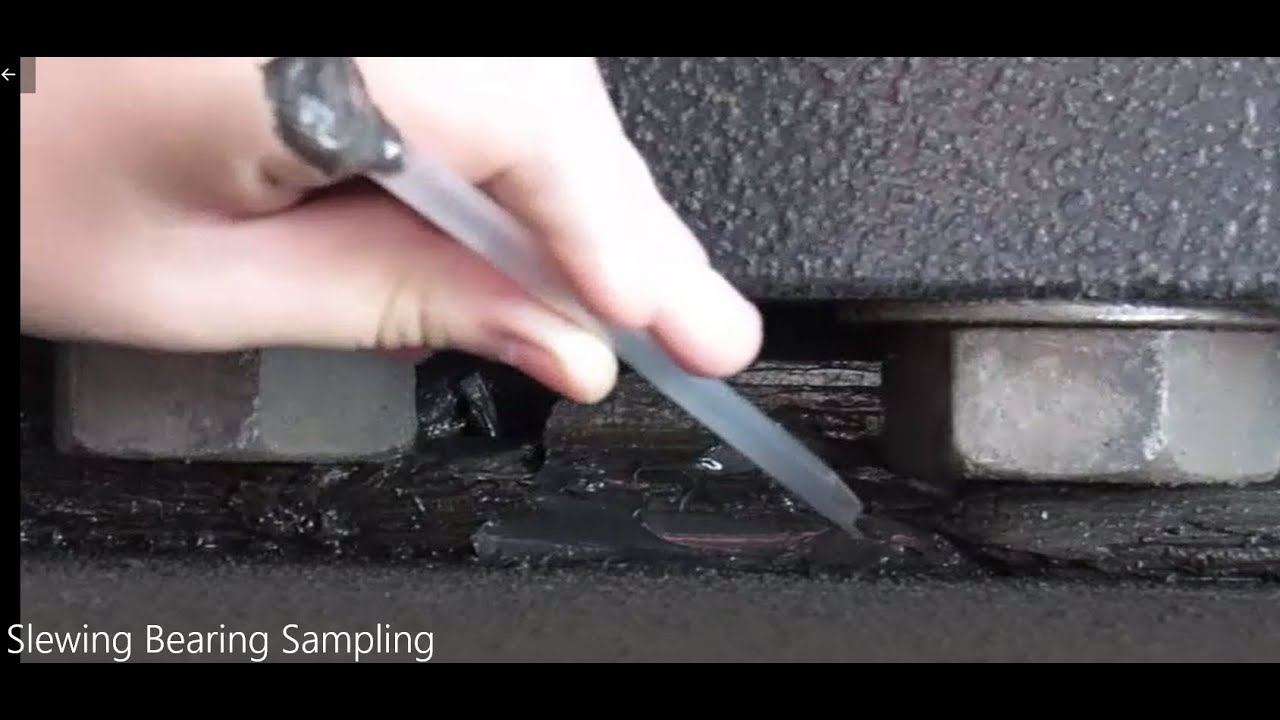 Grease sampling from slewing bearings and construction equipment: Grease Thief Thursday