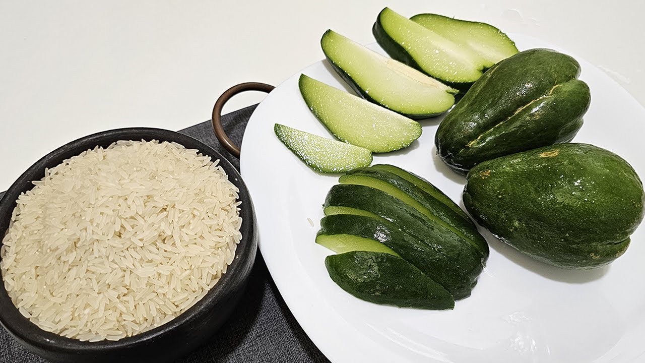 CHUCHU COM ARROZ ASSIM VOCÊ VAI QUERER COMER TODOS OS DIAS