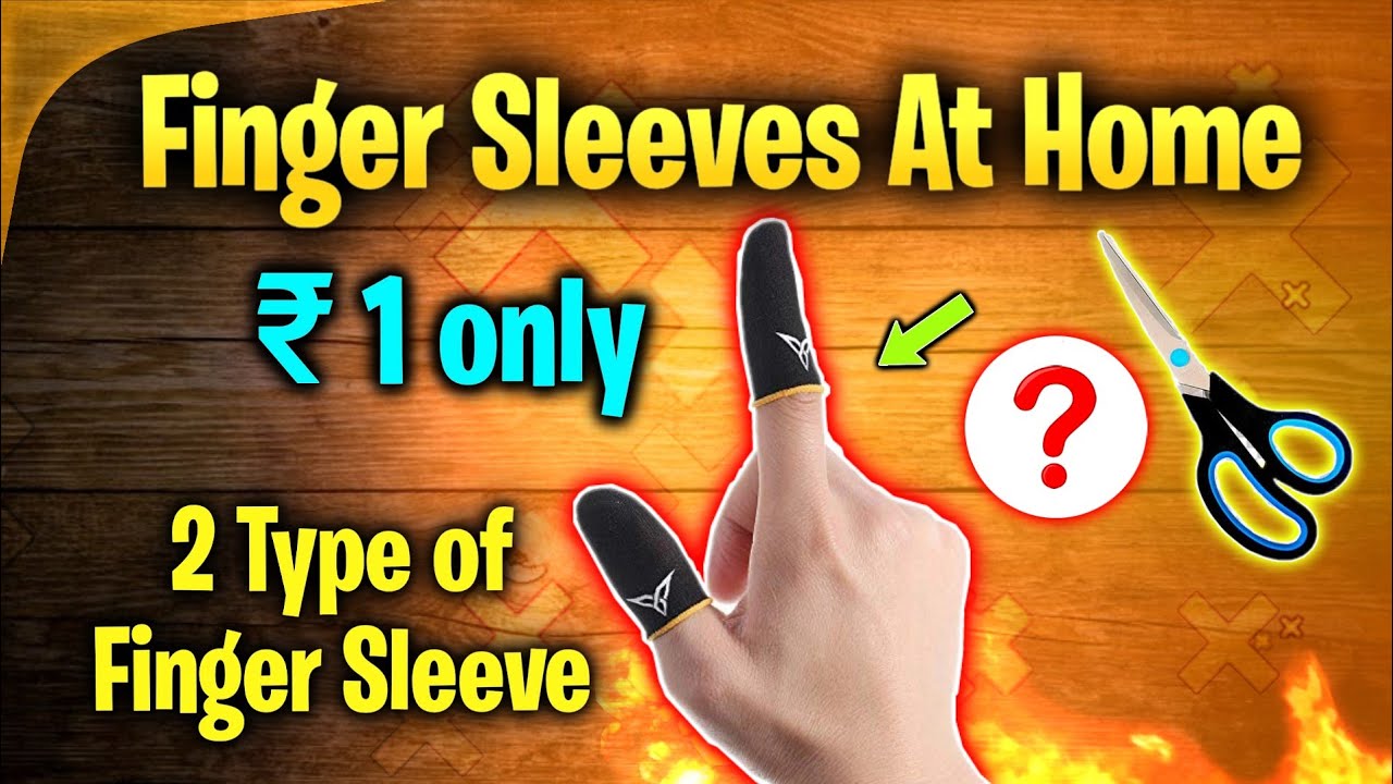 Make Finger Sleeves at Home Only 1 Rupees || How to Make Finger Sleeves For Free Fire & Pubg Gaming