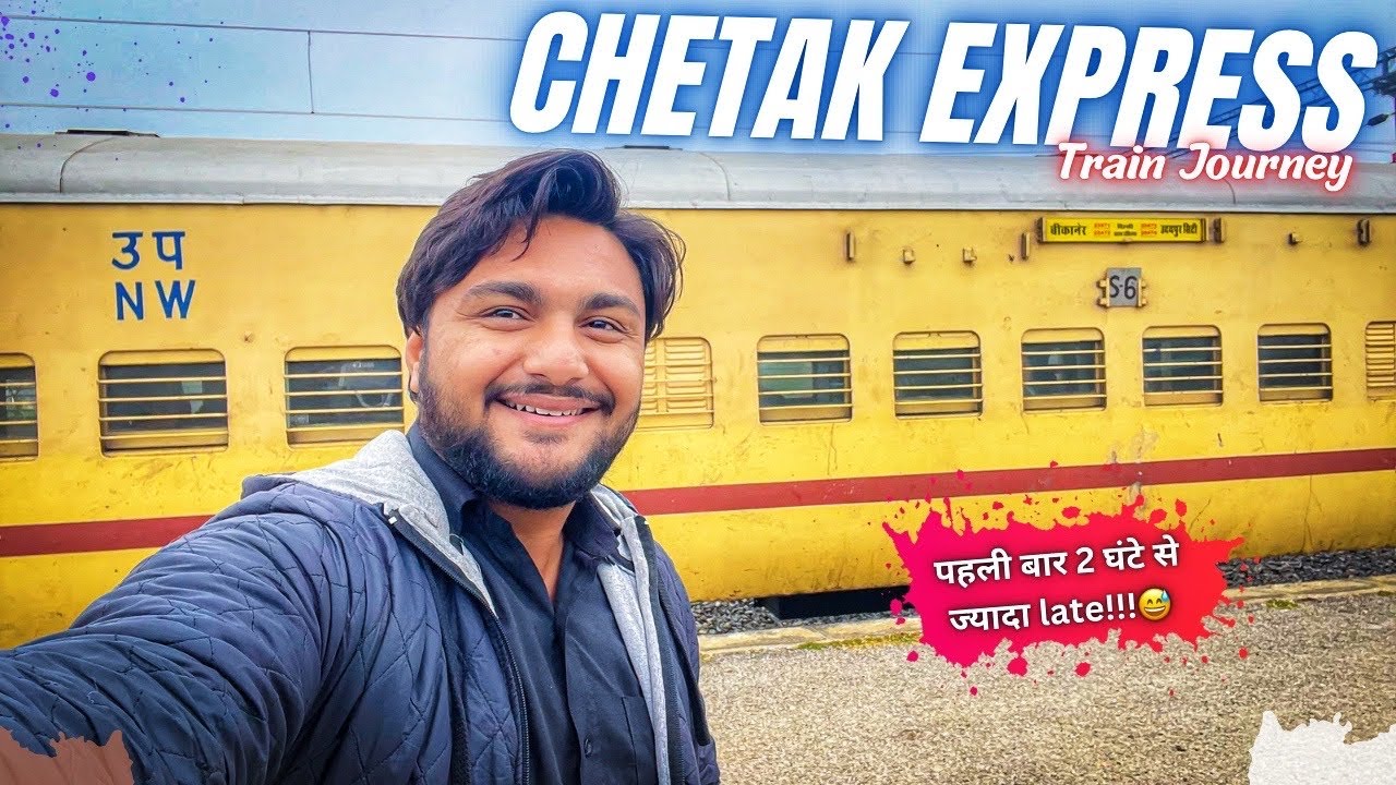 Delhi to Udaipur Chetak Express train Journey | train got late more than 2hours 😰