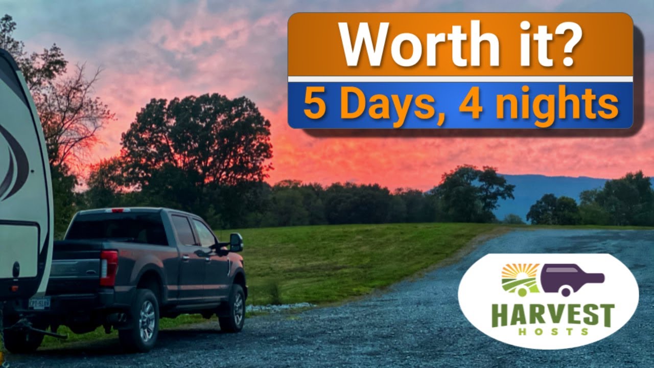 Trying out Harvest Hosts: 5 days boondocking