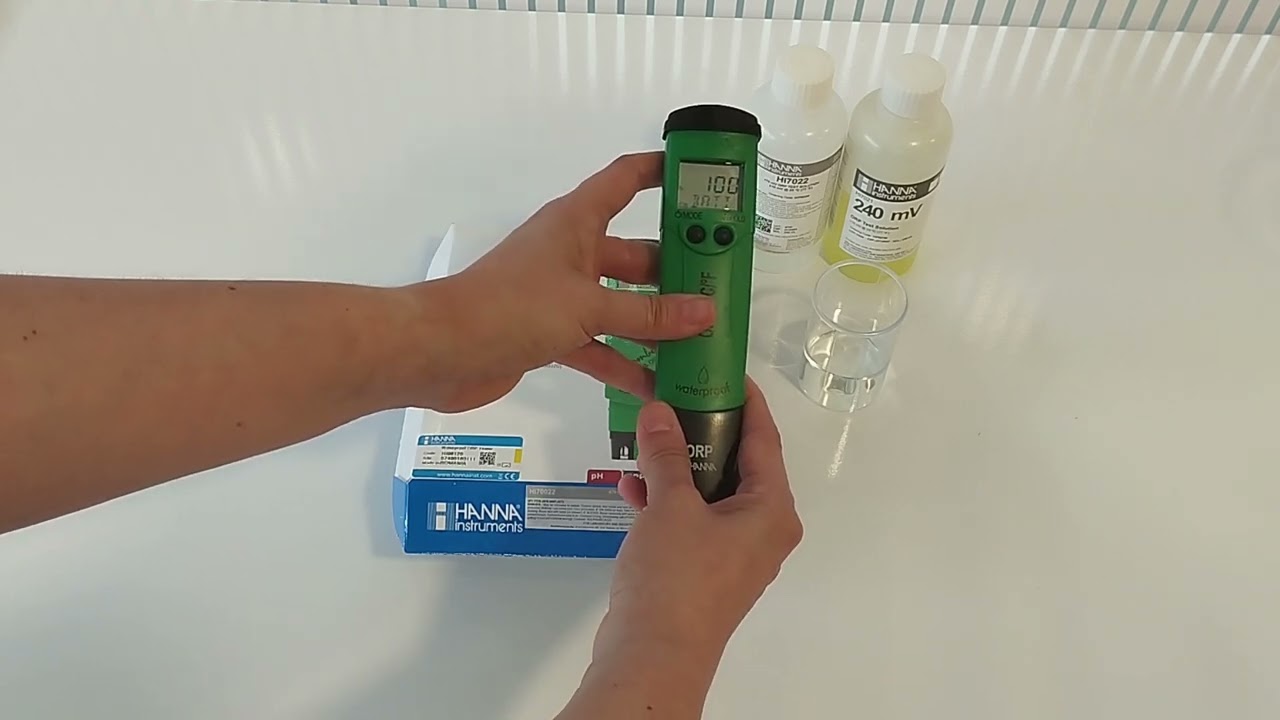 Video tutorial HANNA: cómo verificar el medidor de ORP, Tester COMBO HI98121
