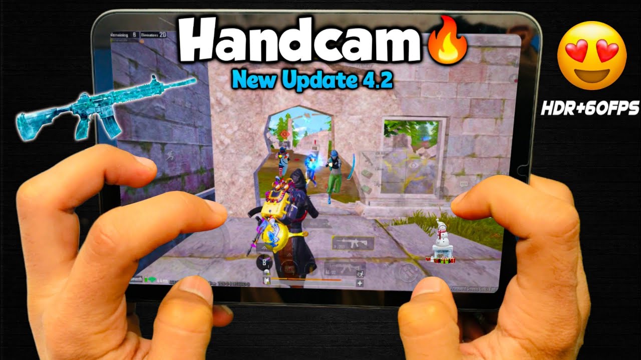 iPAD MINI 6 PUBG HANDCAM 2026🔥/ New Update Best Gameplay 😍 PUBG|BGMI Test!!