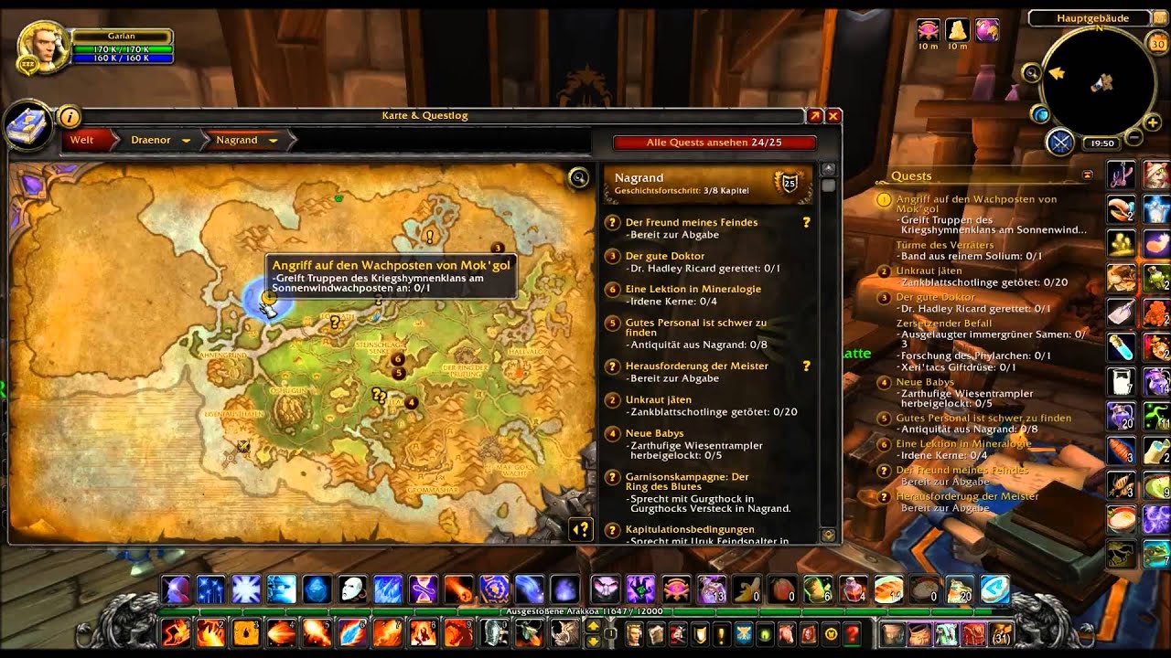 WoW Garrison: How to start an invasion - Draenor Guide