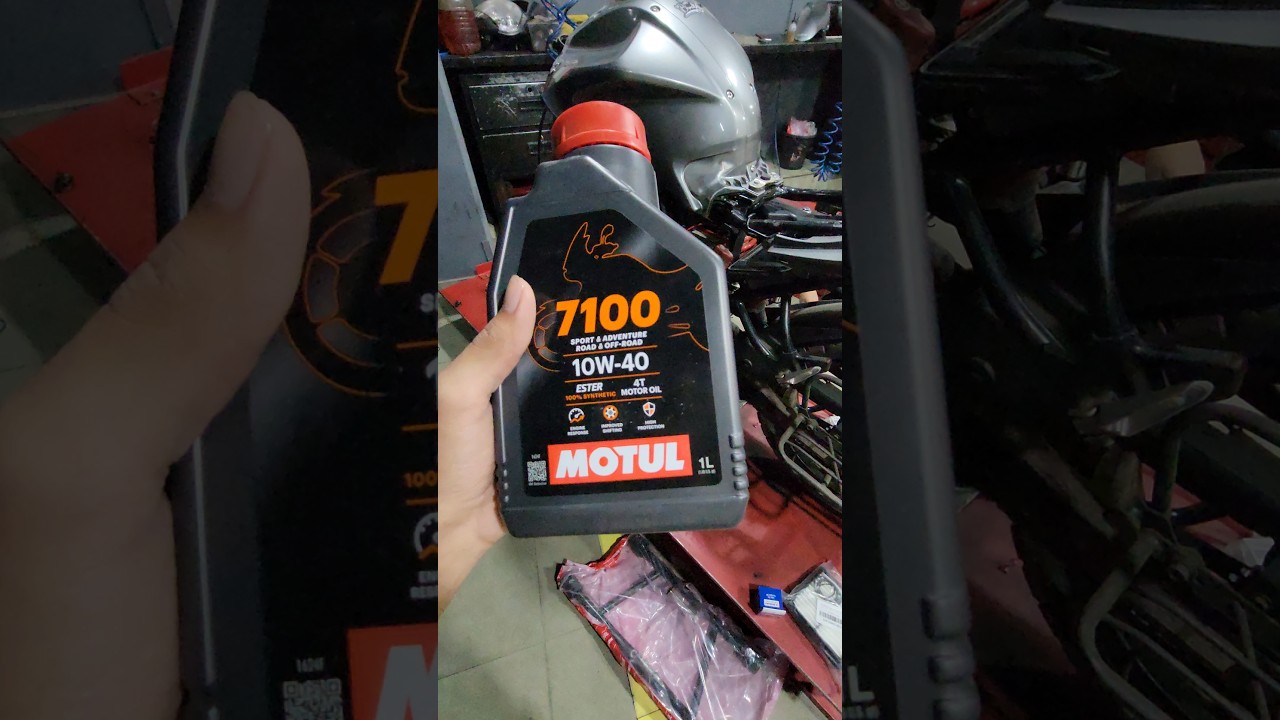 Motul 7100 full synthetic 10W40 #bike #shorts