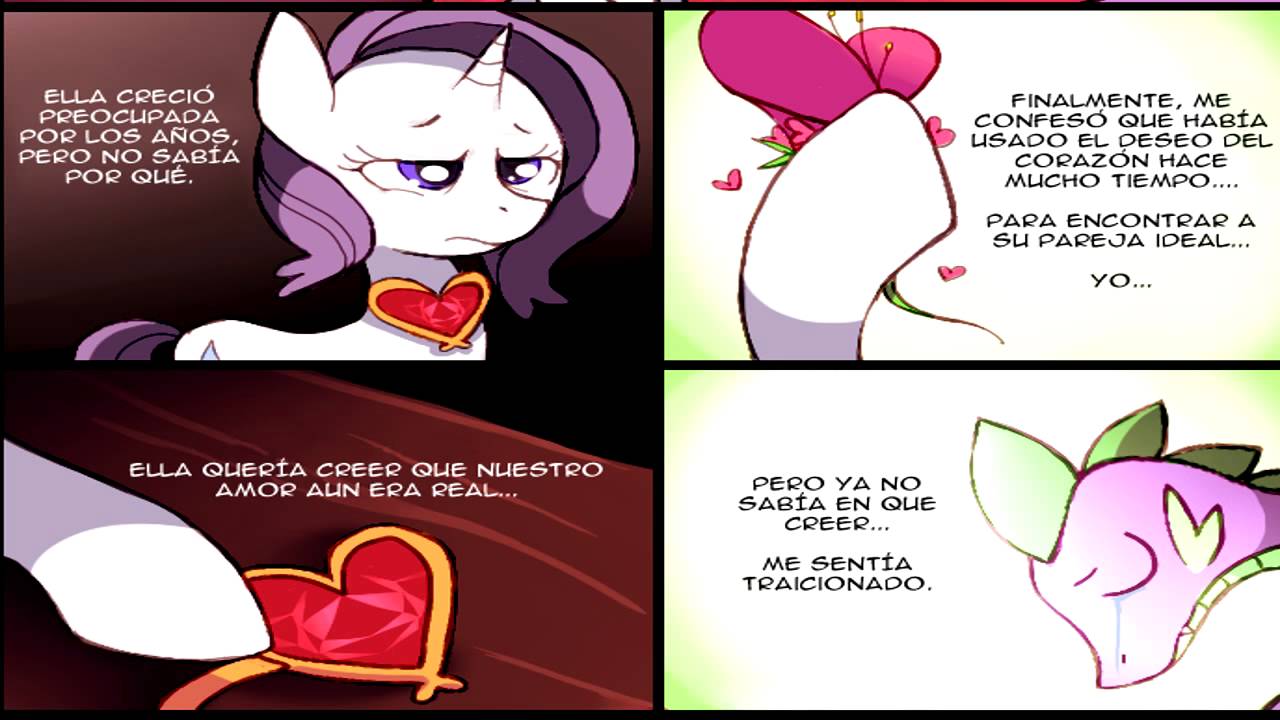 [comic] Deseo de Corazón (Spike y Rarity)