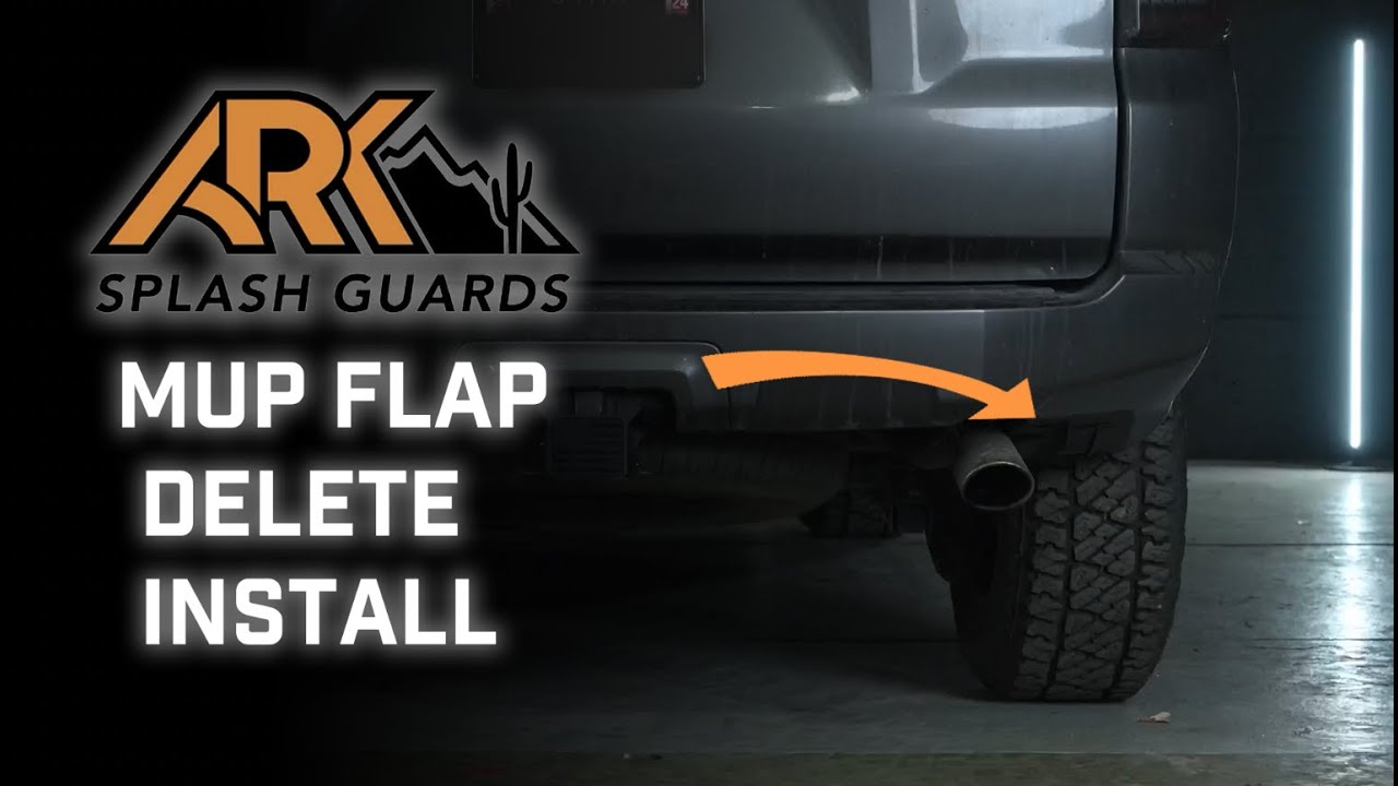 Ark Mud Flap Delete 4Runner Install // Why Are Mud Flaps Bad?
