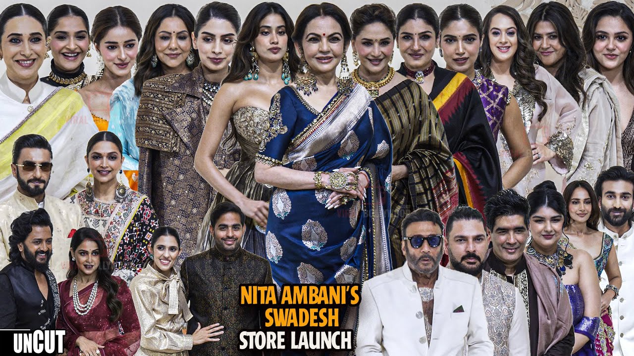 UNCUT Nita Ambani&rsquo;s SWADESH Launch &ndash; Ranveer, Deepika, Karishma, Janhvi & More Attend