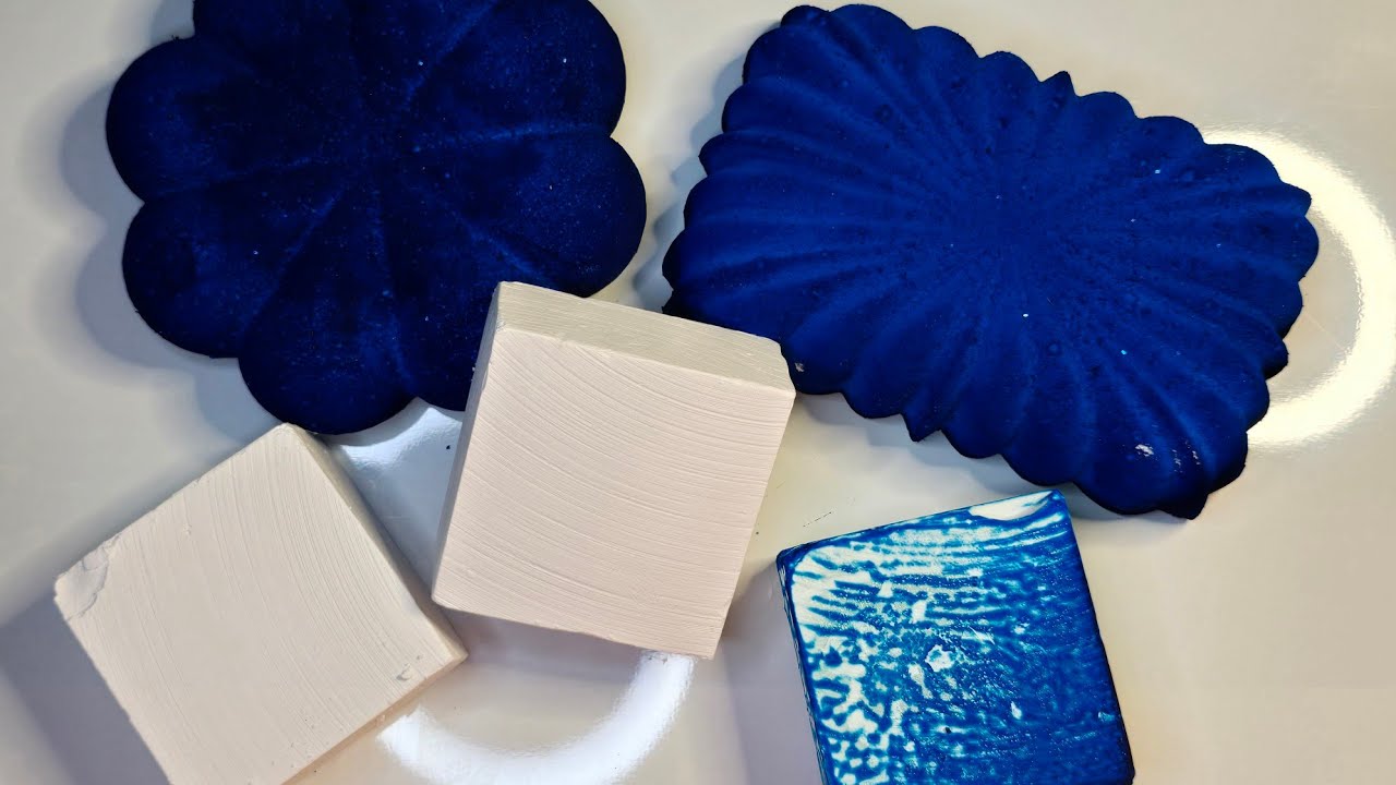 Deep Dyed Blue Reforms | Dyed and Fresh Blocks #asmr #oddlysatisfying