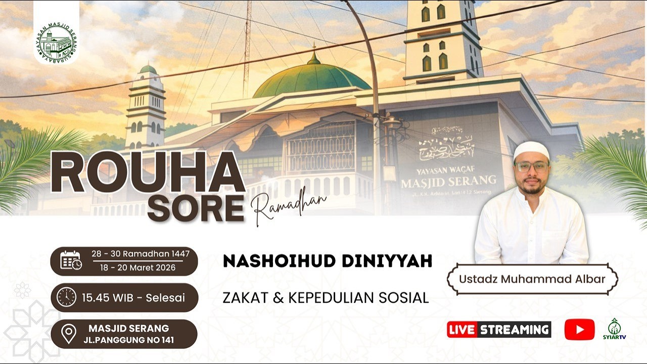 ZAKAT FITRAH & ZAKAT MAL || USTADZ MUHAMMAD ALBAR || MASJID SERANG