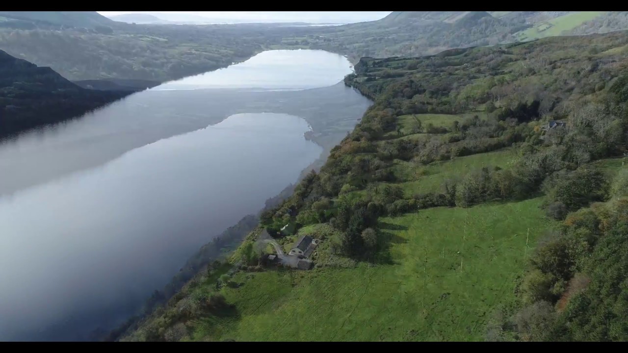 Glencar Lough Sligo. Brief flight around this magnificent body of water