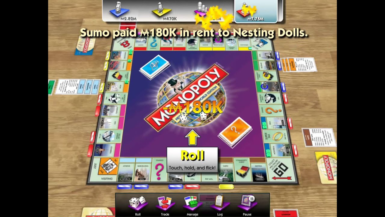 Monopoly Here & Now: The World Edition (iOS) - Display Recorder Gameplay