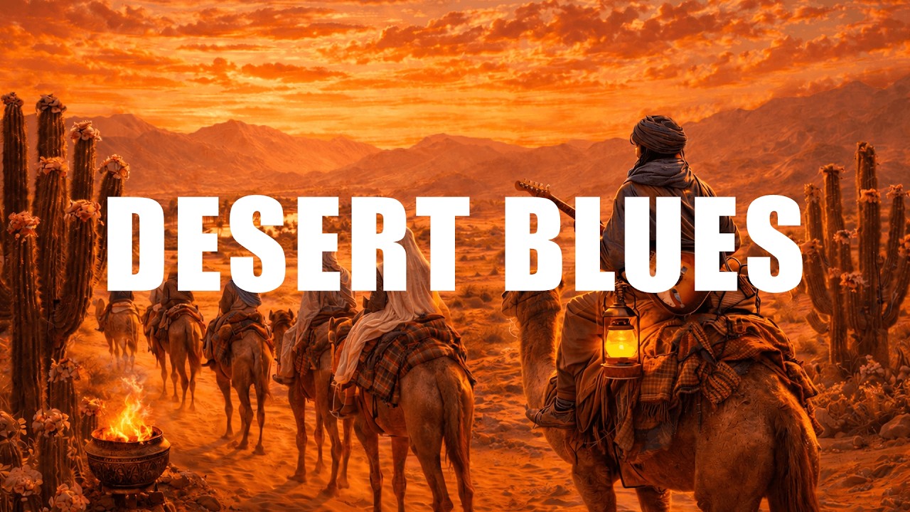 Desert Blues Guitar | 1 Hour Instrumental Music for Relaxation & Chill