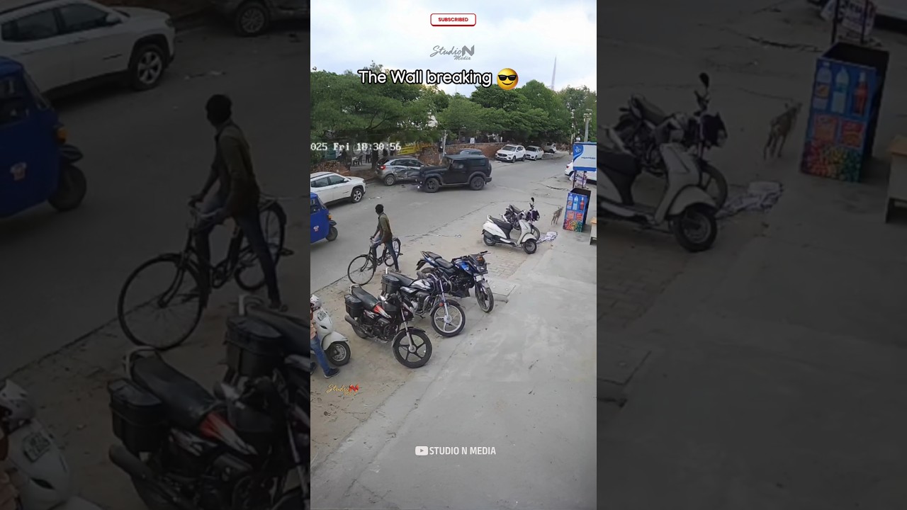 One Single Hit & She ran Away 🥵💥 Ft Mahindra Thar, Always Slow down on turns #shorts #traffic #cctv