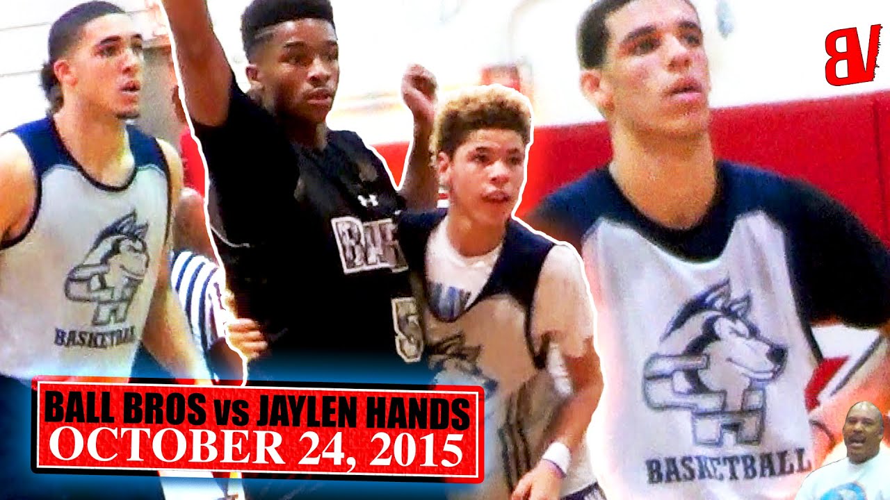 LaMelo, LiAngelo & Lonzo Ball VS Jaylen Hands: PRIME Chino Hills VS Balboa Prep