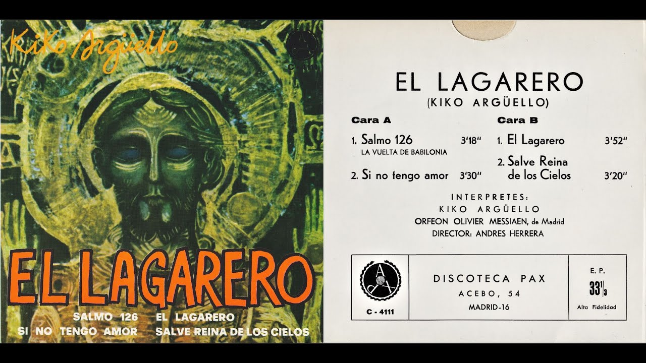 KIKO ARGÜELLO - El Lagarero (EP) 1971