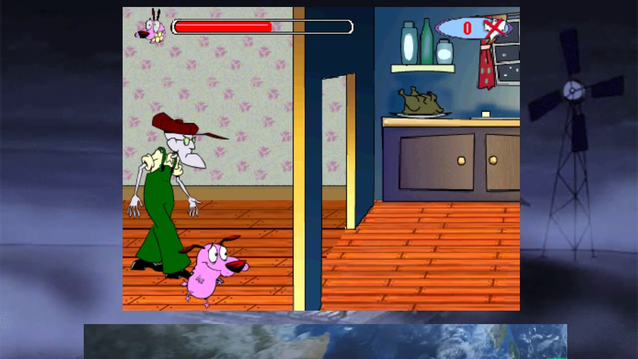 Courage the Cowardly Dog Hallway of Horrors (Obscure Cartoon Network Game)