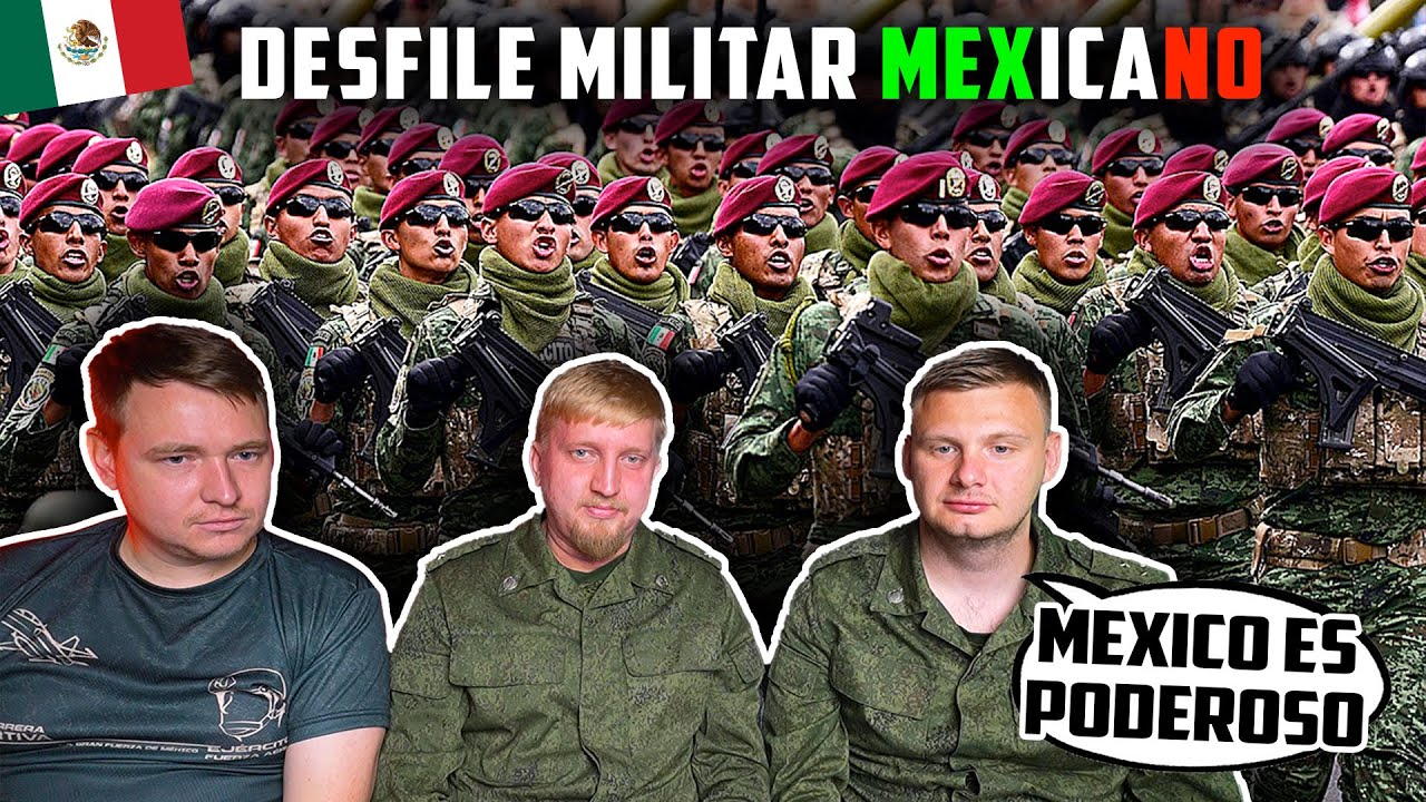 🇲🇽 MILITARES RUSOS REACCIONAN a DESFILE MILITAR MEXICANO y SE QUEDAN IMPRESIONADOS