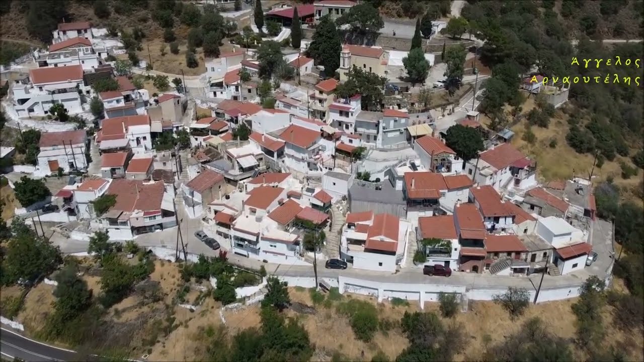 Τα Αφροδίσια  (Χίος) ΑΝΩΘΕΝ - Aerial video by drones Dji