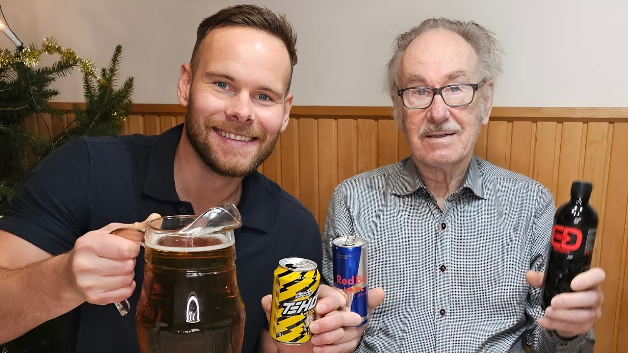 MUN 83 -VUOTIAS ISÄ TESTAA ENERGIAJUOMIA! 😂(PÄRISEEKÖ??)