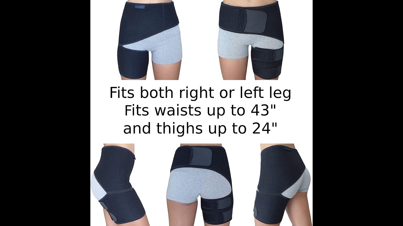 Hip Brace for Sciatica Pain Relief - Hip Support Compression Groin Wrap for Sciatic Nerve Hip