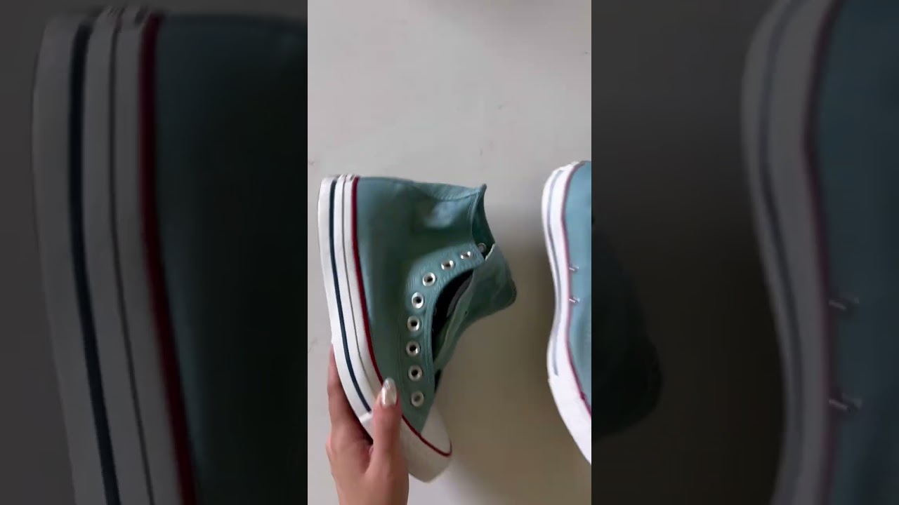 Dyeing old Converses #diy #diyfashion #sneakers #ritdye #dye